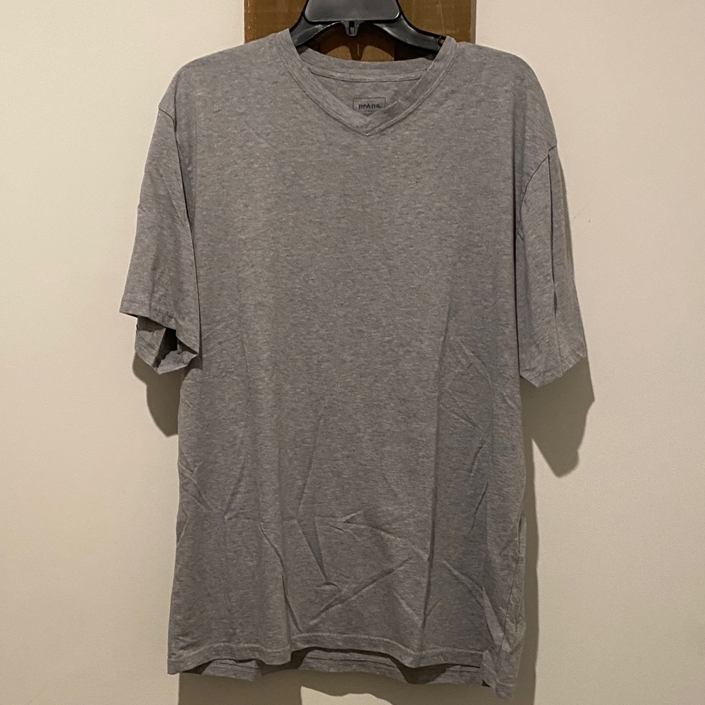 Prana Heather Gray Short Sleeve Men's Tee